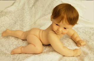 Baby Boy Doll Ashton Drake  Snug As A Bug In A Rug  Realistic Porcelain Baby