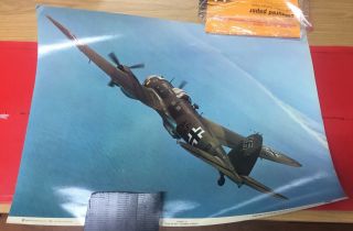 Set Of 4 Battle Of Britain Film Posters,  1969,  Spitfire Productions