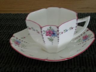 Shelley Queen Anne Cup And Saucer