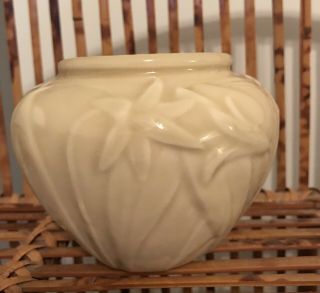 Vintage Rookwood Art Pottery Daffodil Vase - 1944 - Tan