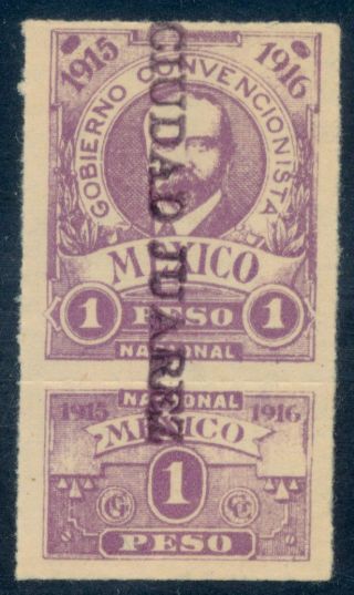 Bw50 Mexico Revenue Rv 79a 1$ 1915 - 16 C Juarez Ovpt Est $10 - 20