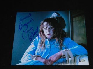Linda Blair Signed The Exorcist 8x10 Photo Regan Autograph Beckett Bas G