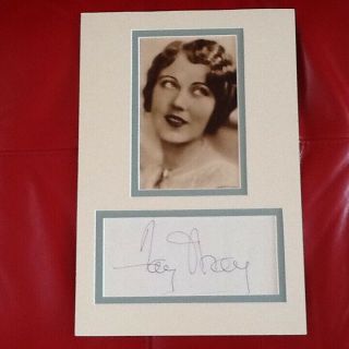 Fay Wray Signed Autograph Paper Photo Matted 30s Actress King Kong Scream Queen