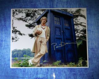 Peter Davison Hand Signed 8x10 Photo Doctor Who