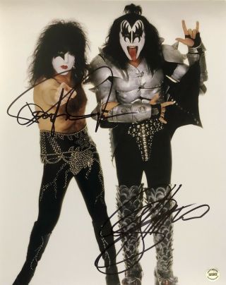 Gene Simmons & Paul Stanley - Kiss - Autographs Signed 8x10 W/ Holo