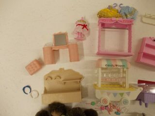 Sylvanian Families - Small Figures,  Furniture and Vehicle Bundle 2