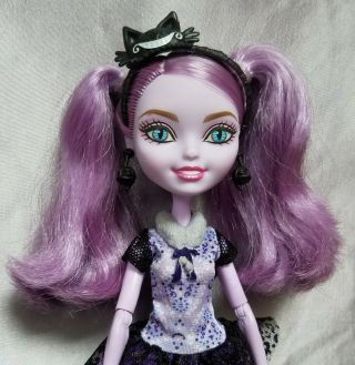 Kitty Cheshire doll First Chapter 2015 Ever After High cat yarn ring earrings 2