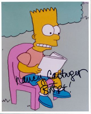 Nancy Cartwright (the Simpsons) Signed Authentic 8x10 Photo