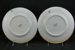 Lenox Kate Spade Gramercy Park Rutherford Yellow Circle 4 Accent Lunch Plates B 3