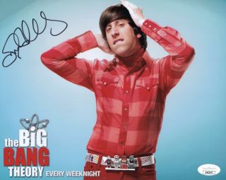 Simon Helberg Signed 8x10 Big Bang Theory Photo In Person Autograph Jsa Cert