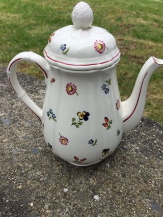 Villeroy & Boch Petite Fleur Coffee Pot Teapot With Lid Luxembourg