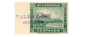 NICARAGUA 4¢ 1908/5¢,  4¢ 1908/5¢ REPLY PSC H&G 71 3