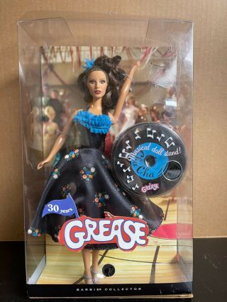 Cha Cha Grease 30 Years Silver Label Barbie Musical Doll Stand 2008 - Opened