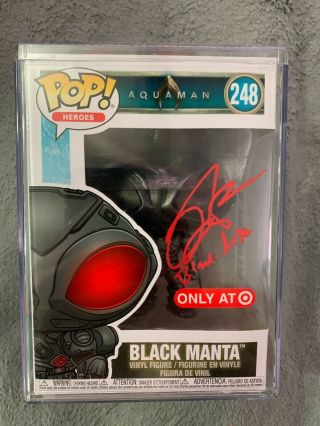Yahya Abdul - Mateen Ii Signed Autographed Black Manta Funko Pop Target