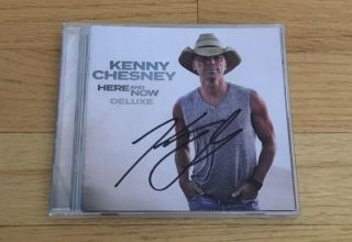 Kenny Chesney Country Music Signed Autograph Here And Now Deluxe Cd