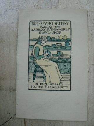 Paul Revere Pottery,  Saturday Evening Girls,  C.  1911 Booklet