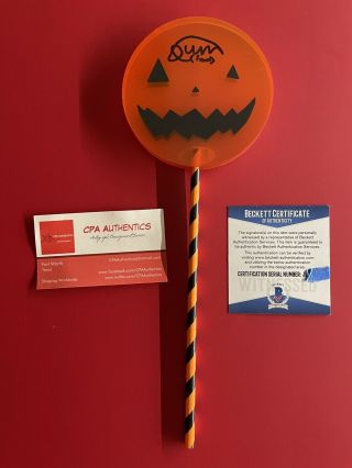 Quinn Lord Signed Sam Trick R Treat Signed Official Tots Lollipop Beckett