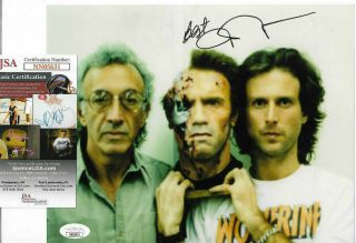 John Rosengrant Signed 8x10 Photo Auto,  The Terminator,  W/ Stan Winston,  Jsa