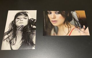 2 Michelle Branch Signed 4x6 Photos The Spirit Room Hotel Paper Wreckers Grammy