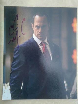 Christopher Meloni Signed In Person 8x10 Photo Autograph Law And Order Svu.