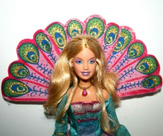 Barbie Doll Complete Island Princess Rosella Peacock K8103 Sings 2007 Euc