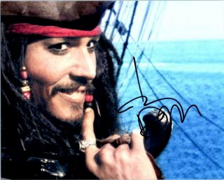 Johnny Depp Autographed 8x10 Photo Signed Picture And