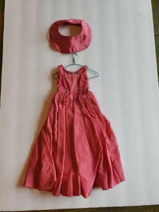 Vintage 1950s For Ideal Little Miss Revlon 18 In Doll - 2 Piece Pink Dress Set