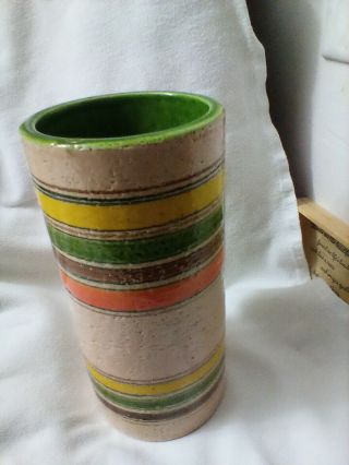 Vintage Rosenthal Netter Aldo Londi Bitossi Vase Created In Italy