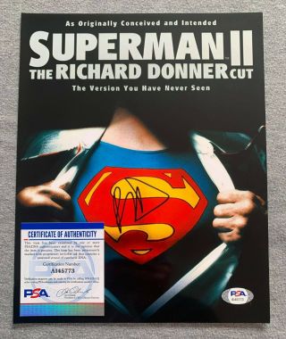 Superman Ii Film Director - Richard Donner Autograph 8x10 Movie Poster 2 Psa/dna
