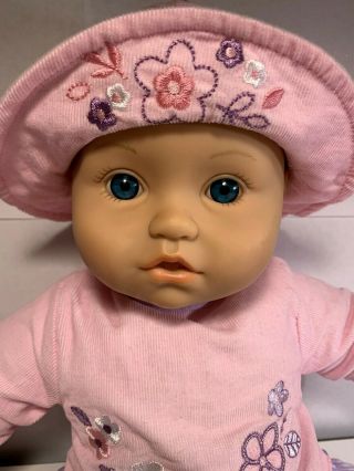 You And Me Baby Doll 18 In.  Infant Laughs Cries Sucking Sound w/ Bottle Burps 2