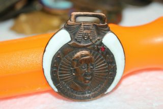 Antique Vintage 1936 Shriners Clyde Webster Imperial Potentate Watch Fob Sign