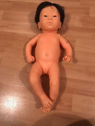 Furga Italy Baby Doll Female Asian 1988 No Clothes Or Accessories 17inches