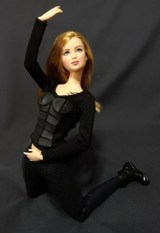 Barbie Divergent Tris Strawberry Auburn Articulated Doll Ooak
