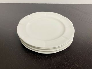 Block Windsor White Bone China Bread And Butter Plates Set Of 4