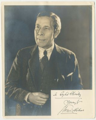 George Arliss Vintage 1930s Signed Photo / Actor Autographed