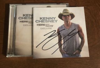 Kenny Chesney Signed Here And Now Deluxe Autographed Cd Booklet Cd