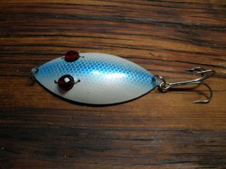 Vintage Red Eye Spoon Lure 2 Oz 4 3/4 Inch Rare Color