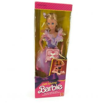 Vintage Barbie Doll 1922 Gift Giving 1985