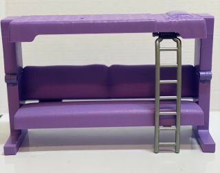 Mattel 2018 Barbie Dreamhouse Purple Sofa Couch Converts To Bunk Bed W/ladder