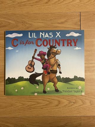 Lil Nas X Signed C Is For Country Hardcover Book Premiere Collectibles