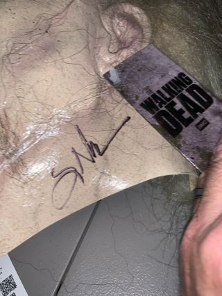 Greg Nicotero Signed Zombie Mask Beckett The Walking Dead 2