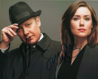 Autographed James Spader & Megan Boone Signed 8 X 10 Photo Blacklist