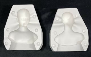 Porcelain Doll Molds,  Evelyn Head & Upper Body
