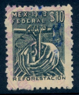 Bx40 Mexico Revenue Cf 498b 10$ 1943 Est $5 - 10