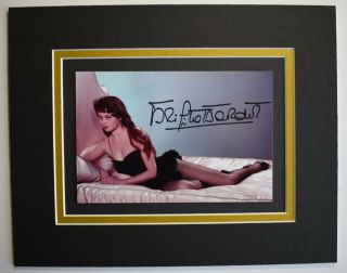 Brigitte Bardot Signed Autograph 10x8 Photo Display Film Memorabilia Aftal