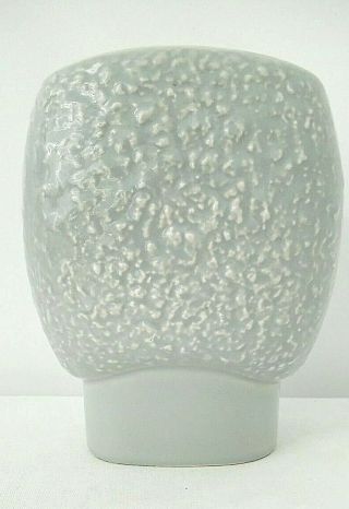 Vintage Mcm Red Wing Pottery Vase Gray Pink White Textured Usa B2102 8 " X6 " X3.  5