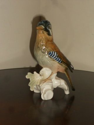 Vintage Karl Ens Volkstedt Porcelain Hand Painted Bird Figurine
