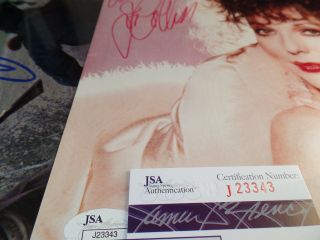 JOAN COLLINS autograph DYNASTY JSA auto SIGNED 8X10 James Spence full name 3