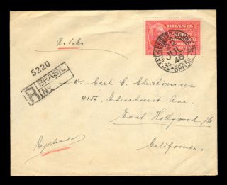 Brazil 482 Solo Use On 1946 Registered Cover To Usa