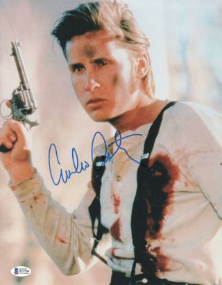 Emilio Estevez " Young Guns " Autograph Signed 